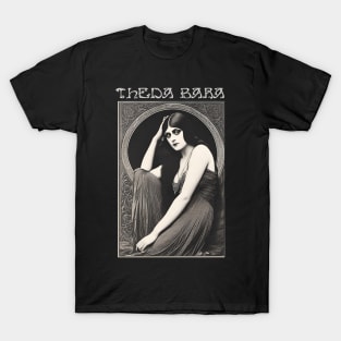 Theda Bara, Art Nouveau Vampire T-Shirt